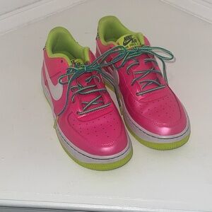 Nike Pink AF1, Size 6Y